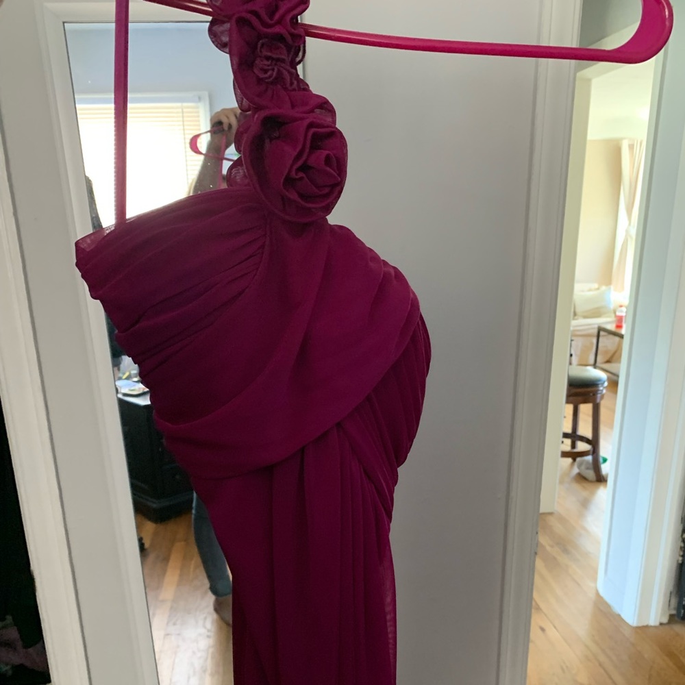 Long beautiful one shoulder dress